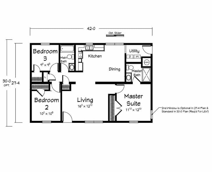 The Harbortown Floor Plan