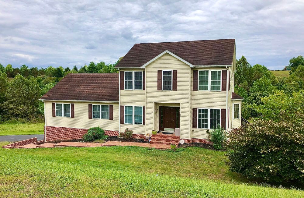Beautiful two story home from the front